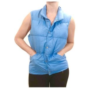 Classic Vintage Unisex Puffy Snap-Front Down Vest